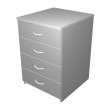 Mobile Drawer Unit with 4 drawers